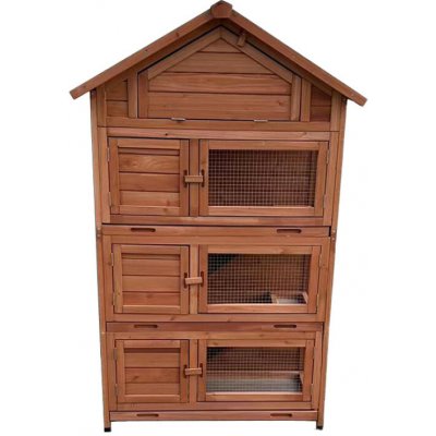 B Farm Dřevěná králíkárna Florencie 91,5 x 45 x 116 cm – Zboží Dáma