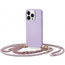 Pouzdro Tech-Protect se šňůrkou iPhone 14 Pro MAX Icon Chain Violet