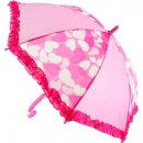 Deštník vystřelovací růžový