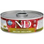 N&D Cat QUINOA Adult Duck & Coconut 80 g – Hledejceny.cz