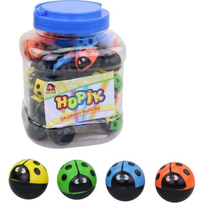 Hopík 35mm skákací míček brouček beruška – Sleviste.cz