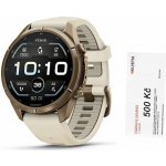 Garmin Fenix 9 Pro 43 mm AMOLED Gold Titanium Cream/Fog Gray 010-04335-26 – Hledejceny.cz