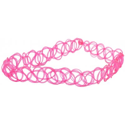 Plastový choker - 4 barvy Barva: růžová – Hledejceny.cz