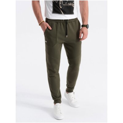 Ombre Clothing Khaki pánské tepláky