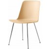 Jídelní židle &Tradition Rely HW6 chrom / beige sand