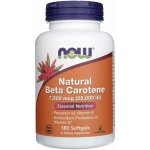 Now Foods Foods Beta-karotén Natural 7500 mcg 180 kapslí – Hledejceny.cz