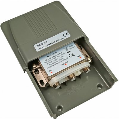 Přepínač DISEqC 2x1, venkovní DSC 202D – Zboží Živě