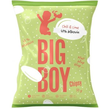 Big Boy Proteinové chipsy Chili & Lime 30 g