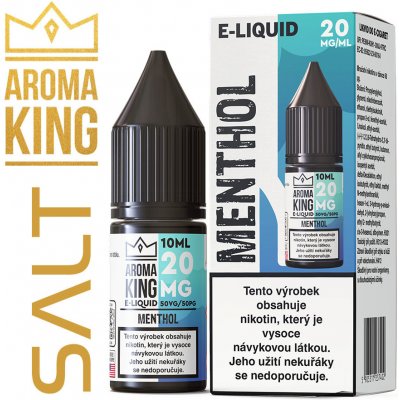 Aroma King Salt Menthol 10 ml 20 mg – Hledejceny.cz