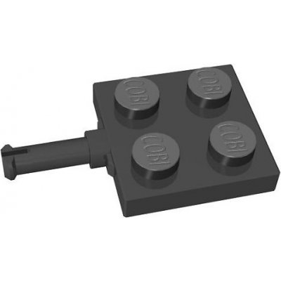 COBI 80535 osa podvozku dvoukolová 2x2 1/3 černá – Zboží Dáma