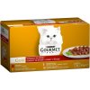 Konzerva pro kočky Gourmet Gold cat kousky masa ve šťávě 4 x 85 g