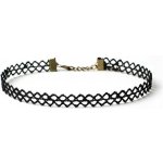 Prosperk Náhrdelník choker černý S0295 – Zboží Dáma