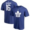 Pánské Tričko Fanatics pánské tričko #16 Mitch Marner Toronto Maple Leafs Stack Logo Name & Number