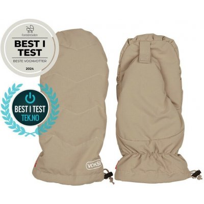 Voksi Stroller Mitten dark sand light grey – Zboží Dáma