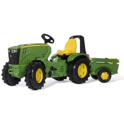 Rolly Toys X Trac Šlapací traktor John Deere Premium s vlekem