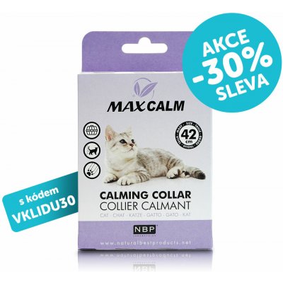 Max Calm Collar Cat zklidň. obojek pro kočky 42 cm – Zboží Dáma