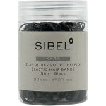 Sibel Kara Elastic Hair Bands Black 500 ks – Hledejceny.cz