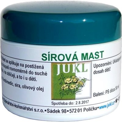 Jukl Sírová mast 50ml – Sleviste.cz