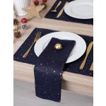 MKLuzkoviny.cz Luxerový vánoční ubrousek Třpytivá elegance 40x40cm – Zboží Dáma