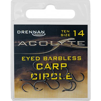 Drennan háčky Acolyte Carp Circle Barbless vel.14 – Zboží Mobilmania