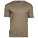 Tee Jays Silné bavlněné tričko Interlock Béžově hnědá – Zboží Dáma
