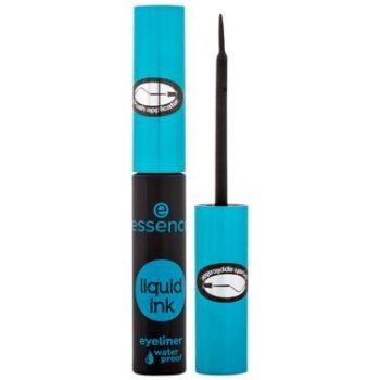 Essence Liquid Ink Eyeliner Waterproof oční linky Black 3 ml