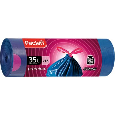 Paclan Premium stahovací 35 l 30µm 15ks