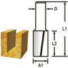 Fréza Makita Drážkovací fréza 2 břit stopka 6 mm,8x25,4x57 mm D-47450