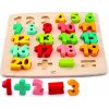 Dřevěná hračka Hape puzzle s čísly