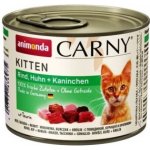 Carny Kitten hovězí kuřecí a králičí 200 g – Zbozi.Blesk.cz