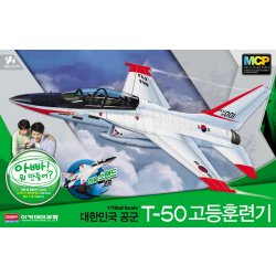 Academy Model Kit letadlo 12519 ROKAF T 50 ADVANCED TRAINER MCP CF 36 12519 1:72