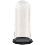 Clayre & Eef Skleněný poklop s dřevěnou podstavou 17x25cm – Hledejceny.cz