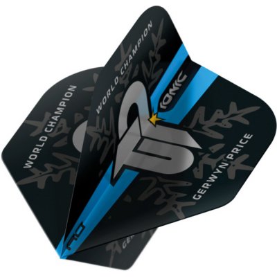 Red Dragon Gerwyn Price World Champion Blue Logo Edition Dart Flights – Sleviste.cz
