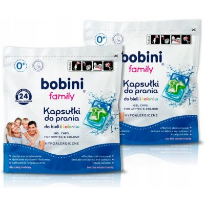 Bobini Family Kapsle na praní Univerzální 2 x 24 PD – Zboží Mobilmania