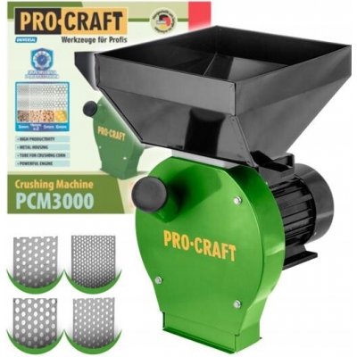 Procraft Elektrický šrotovník na obilí PCM3000 240 kg/h – Hledejceny.cz