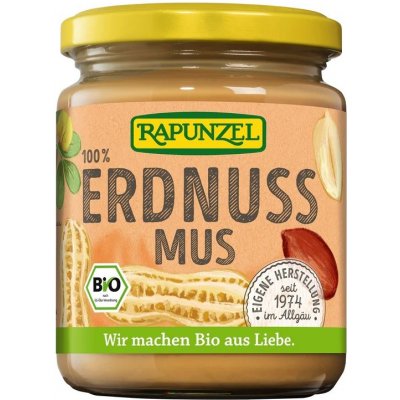 Rapunzel Bio 100%-ní arašídová Pasta jemná 250 g – Zboží Dáma