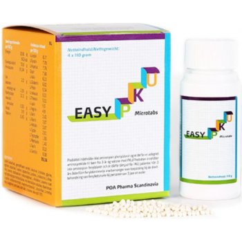 PKU EASY MICROTABS POR PLV 4X110G