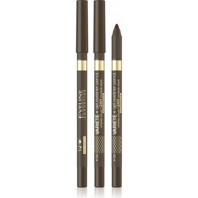 Eveline Variete voděodolná gelová tužka na oči 02 Brown 9 g – Sleviste.cz