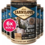 Carnilove Dog Wild Meat Salmon & Turkey 6 x 400 g – Hledejceny.cz