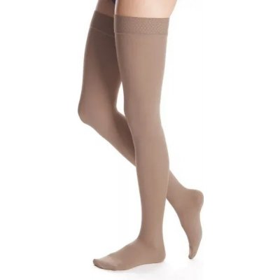 Maxis Stehenní punčochy s lemem MICRO délka normal se špicí bronz – Zboží Dáma