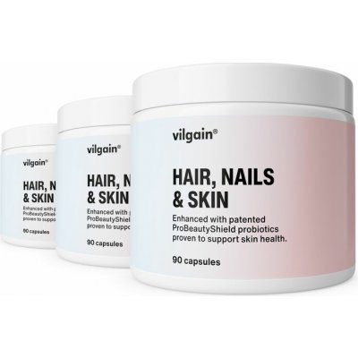 Vilgain Hair, Nails & Skin 3 × 90 kapslí – Hledejceny.cz