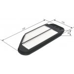 Vzduchový filtr BOSCH F 026 400 349 (F026400349) – Hledejceny.cz
