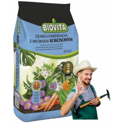 Biovita zemina pro výsev s kokosovým vláknem 50 l – Hledejceny.cz