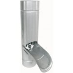 KJG Dešťová klapka 100 mm pozink – Sleviste.cz