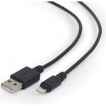 Gembird CC-USB2-AMLM-1M USB 2.0 Lightning, 1m, černý – Hledejceny.cz