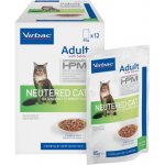 Virbac Veterinary Adult Neutered Salmon chunks gravy 12 x 85 g – Hledejceny.cz
