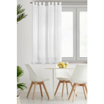 Dekorační záclona s poutky DIANA bílá 140x160 cm (cena za 1 kus) MyBestHome – Sleviste.cz