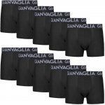 Gianvanglia černé pánské boxerky 10 s – Zboží Mobilmania