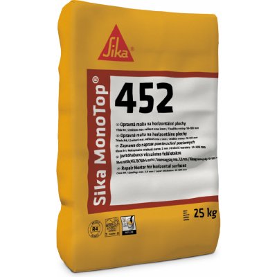 Sika MonoTop -452, Opravná malta na horizontální plochy, třída R4 – Sleviste.cz