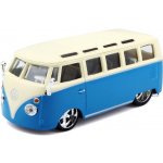 Bburago Plus Volkswagen Van Samba modrá bílá 1:32 – Sleviste.cz